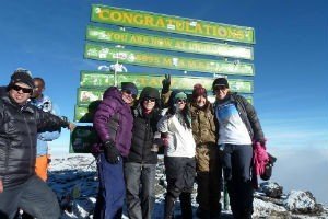 Kilimanjaro trek with the Velindre cancer charity